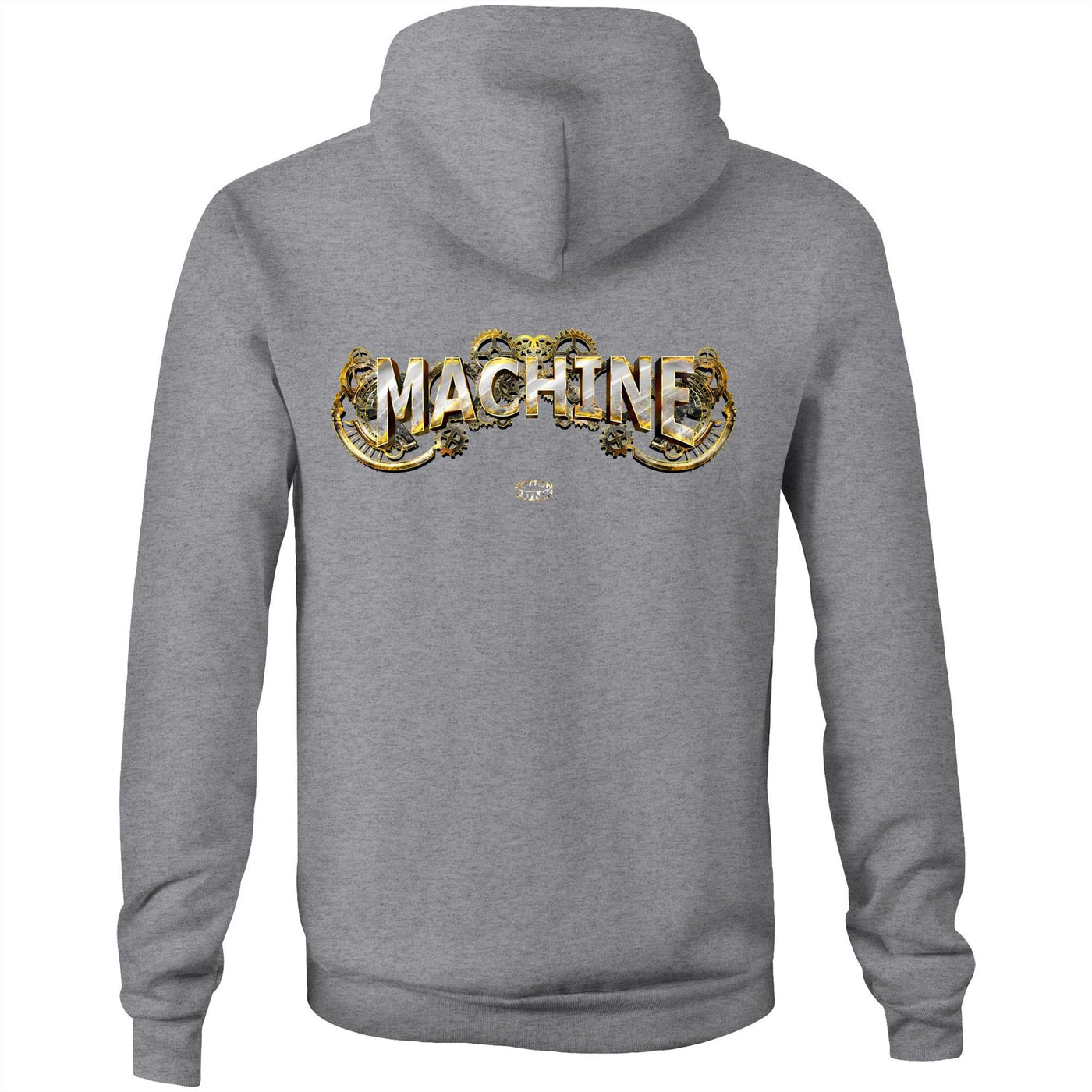 MACHINE - Mens Pocket Hoodie - BACK PRINT