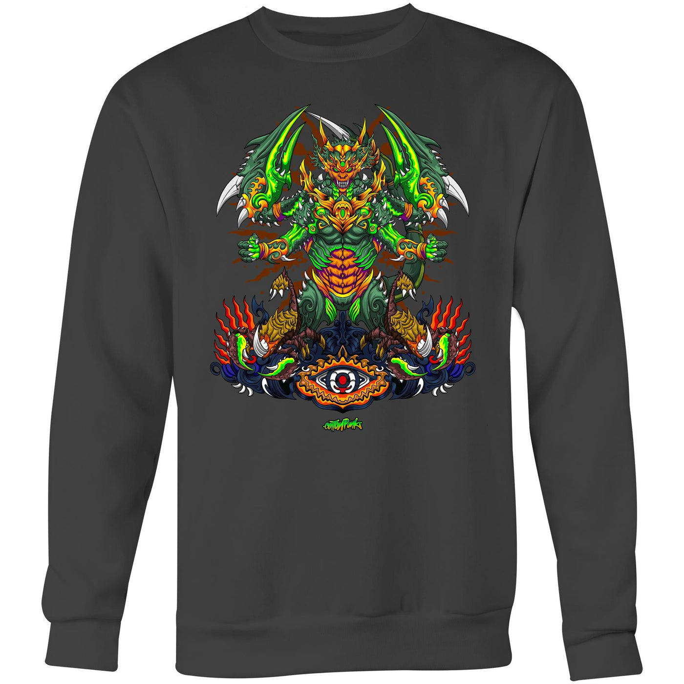 SCORPION KING - Mens Sweatshirt - FRONT PRINT