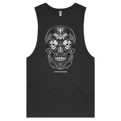 RUST IN PEACE B&W - Mens Sleeveless T-Shirt - FRONT PRINT