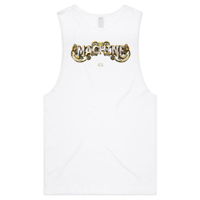 MACHINE - Mens Sleeveless T-Shirt - BACK PRINT