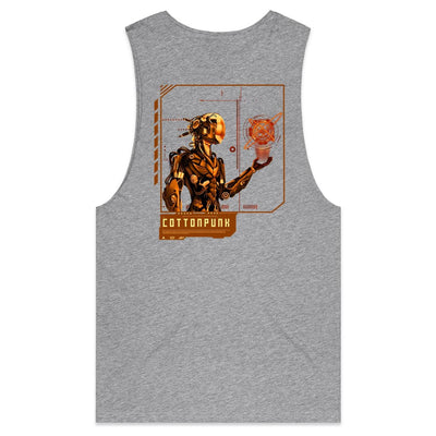 AI CONTROL II - Mens Sleeveless T-Shirt - BACK PRINT