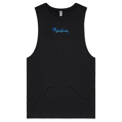 SUNDAZE (B) - Mens Sleeveless T-Shirt - BACK PRINT