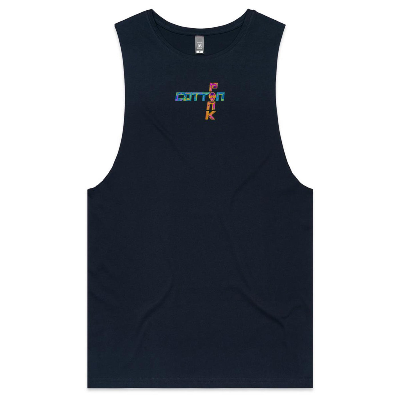 MIND CONTROL - Mens Sleeveless T-Shirt - BACK PRINT