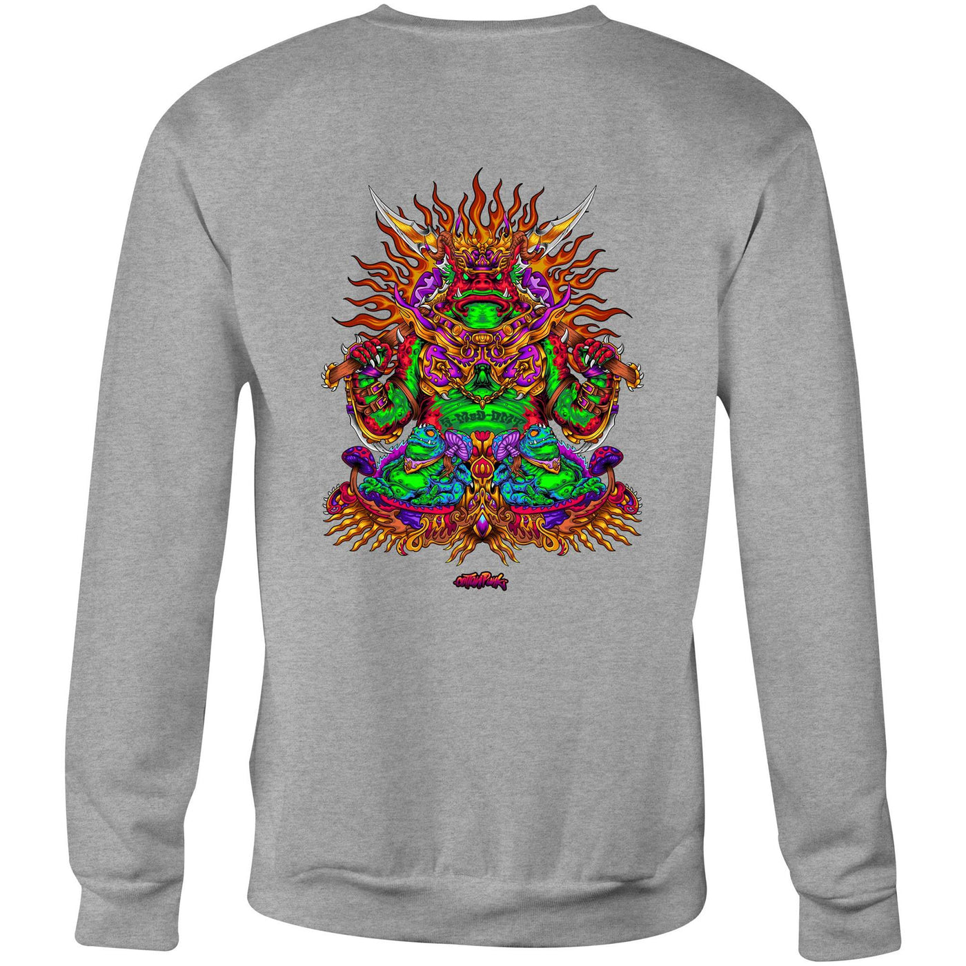 SONORAN TOAD KING - Mens Sweatshirt - BACK PRINT