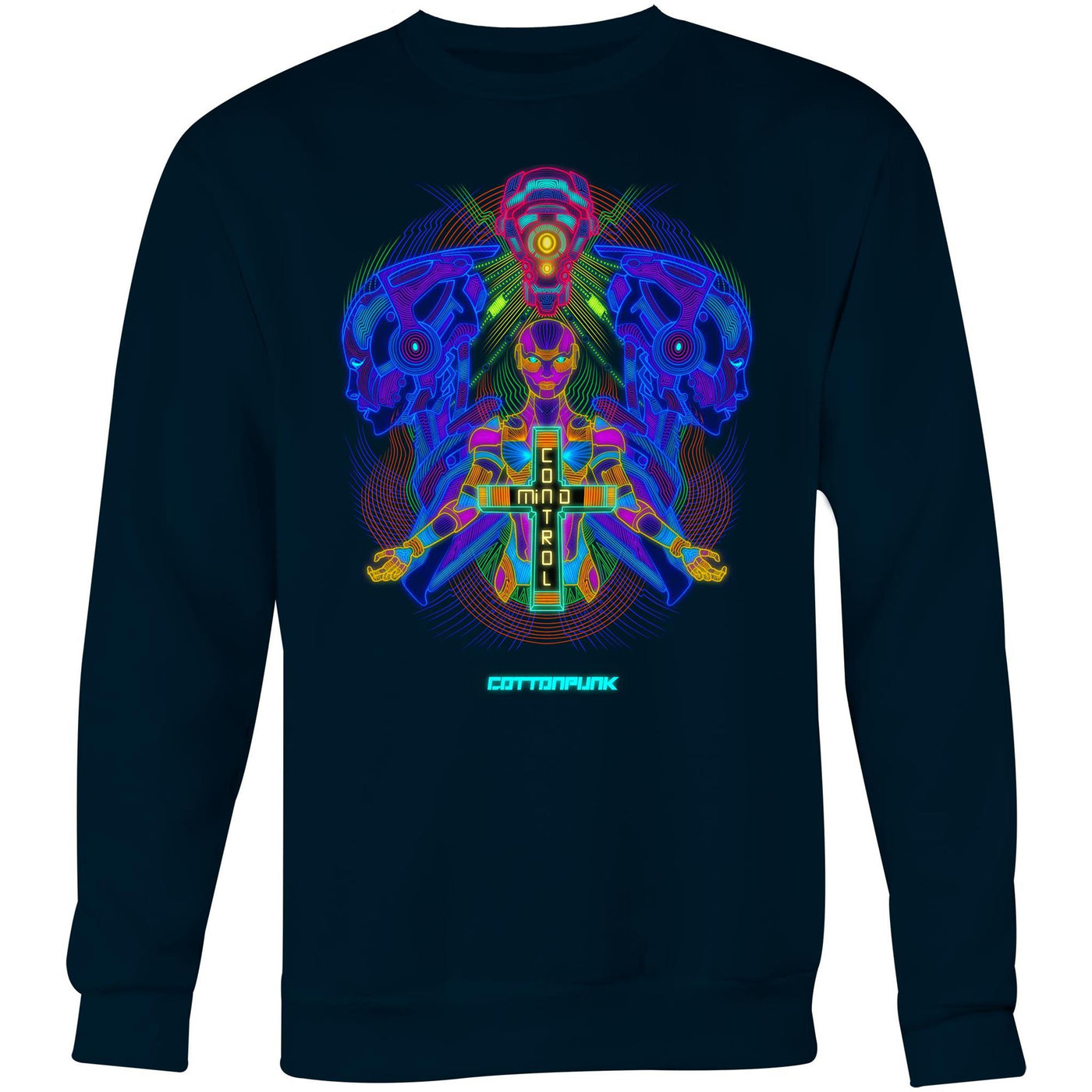 MIND CONTROL - Mens Sweatshirt - FRONT PRINT