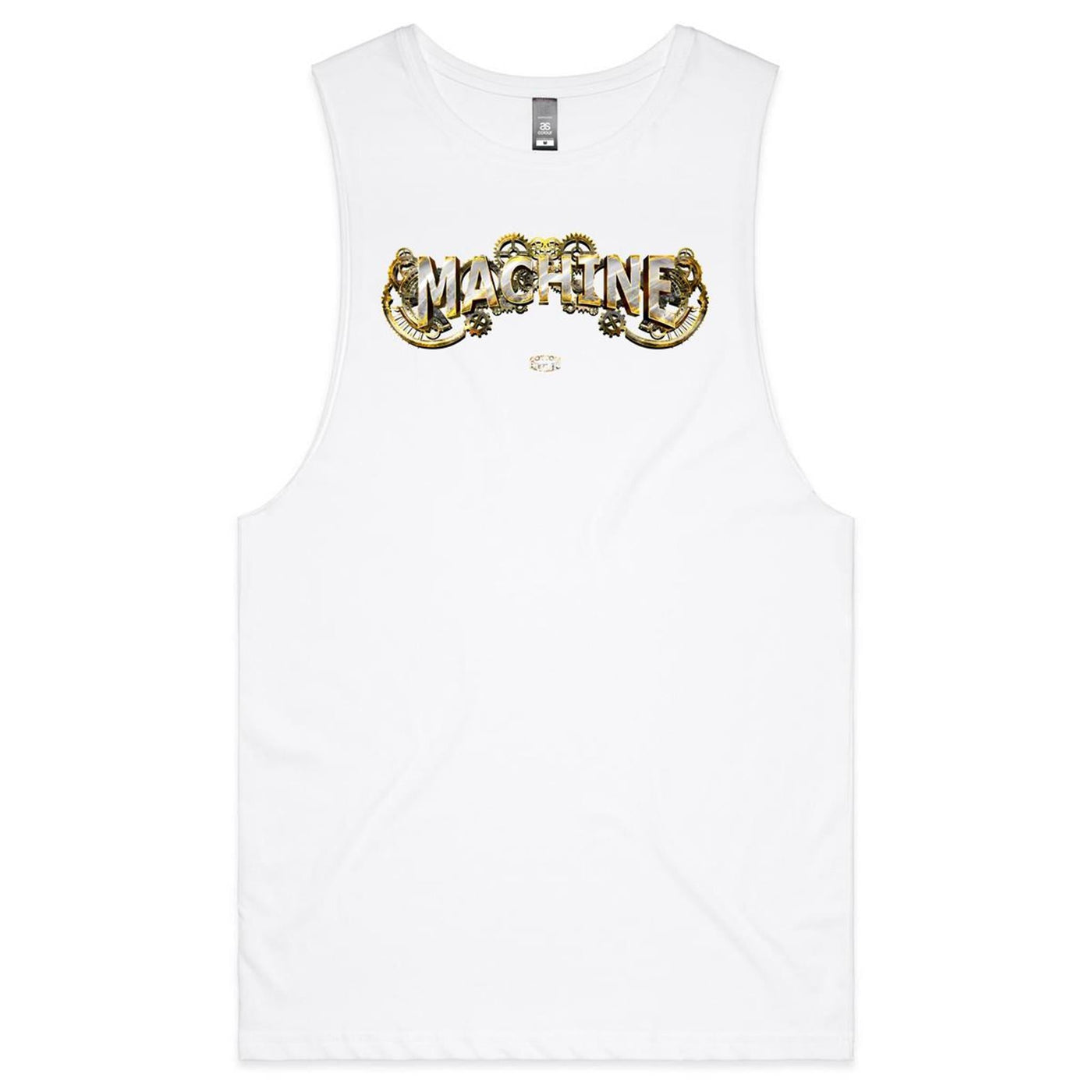 MACHINE - Mens Sleeveless T-Shirt - FRONT PRINT