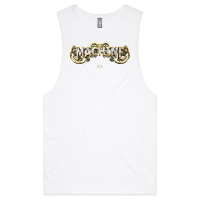 MACHINE - Mens Sleeveless T-Shirt - FRONT PRINT