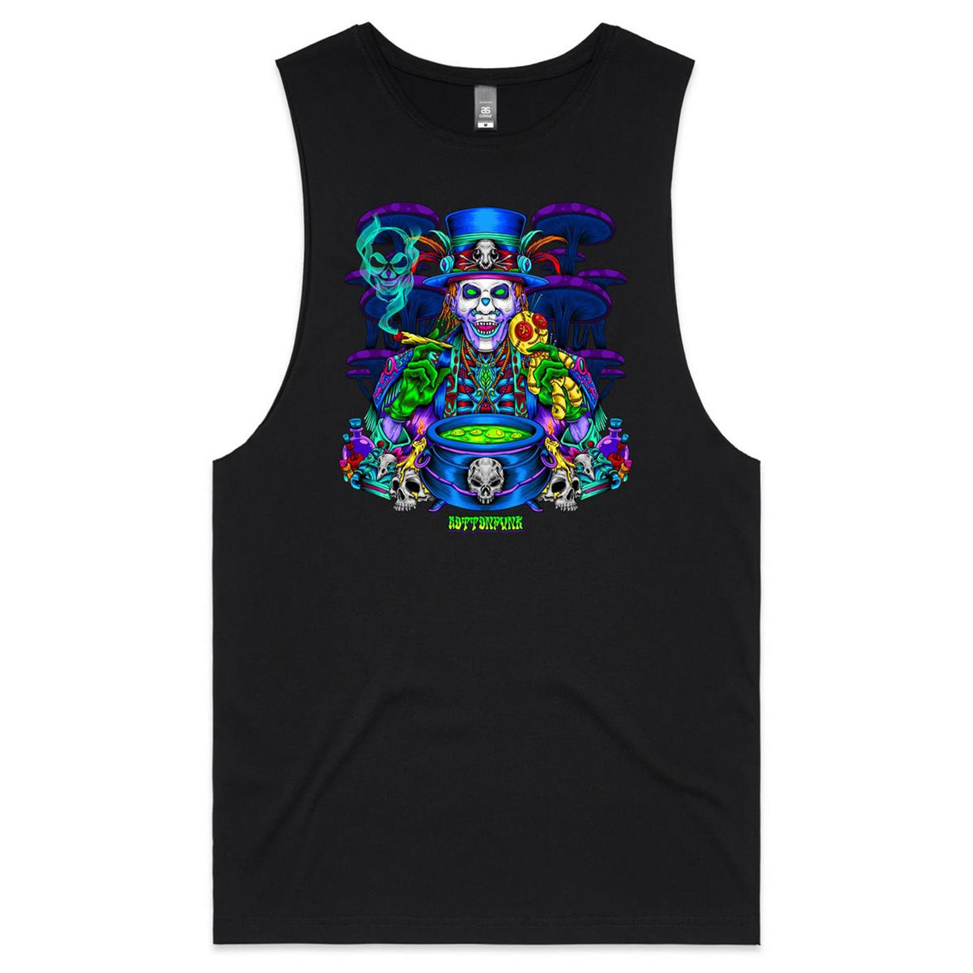 VOODOO MASTER - Mens Sleeveless T-Shirt - FRONT PRINT