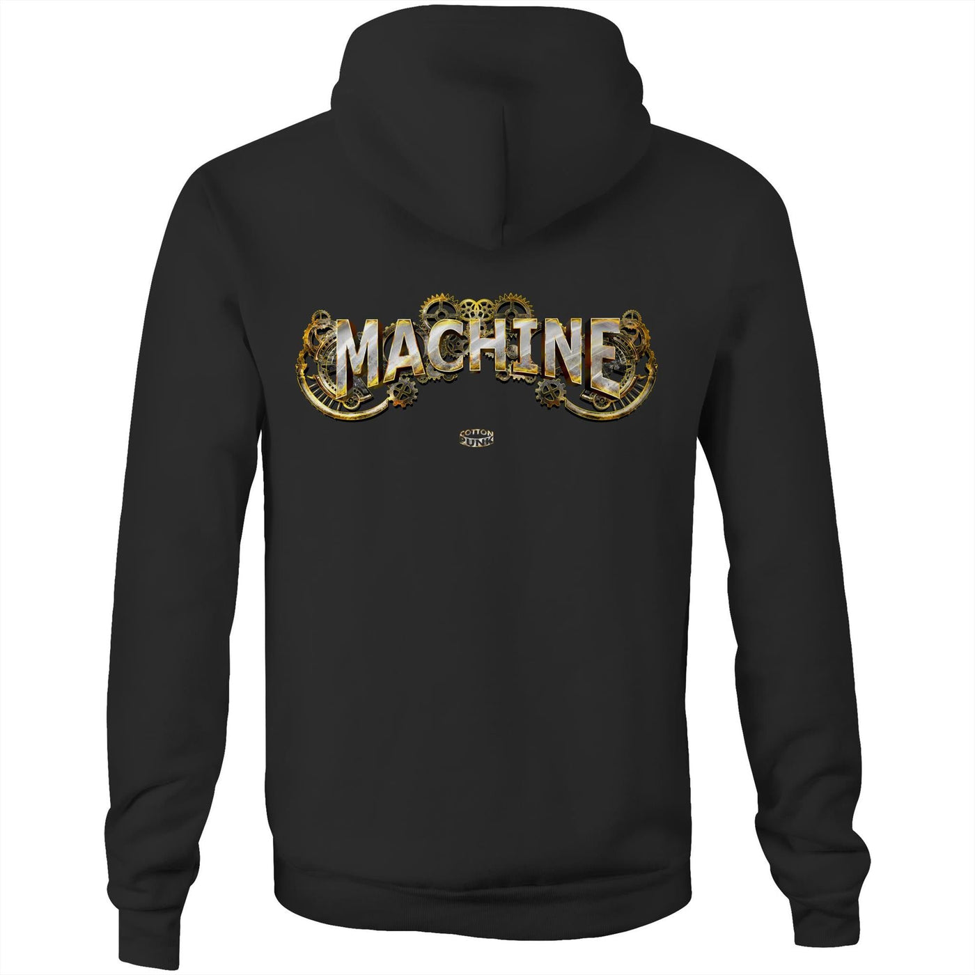 MACHINE - Mens Pocket Hoodie - BACK PRINT