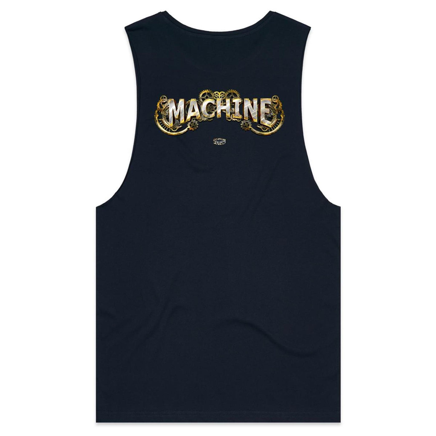 MACHINE - Mens Sleeveless T-Shirt - BACK PRINT