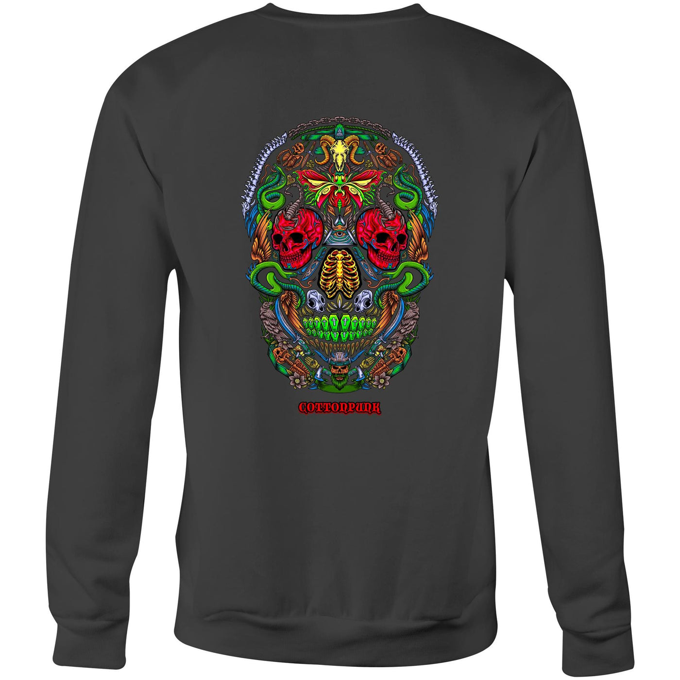 RUST IN PEACE - Mens Sweatshirt - BACK PRINT