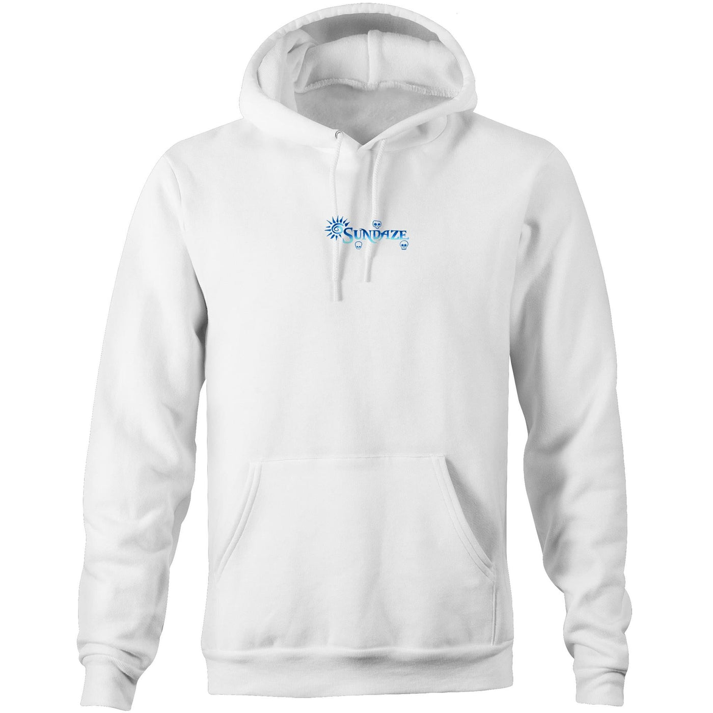 SUNDAZE (B) - Mens Pocket Hoodie - BACK PRINT