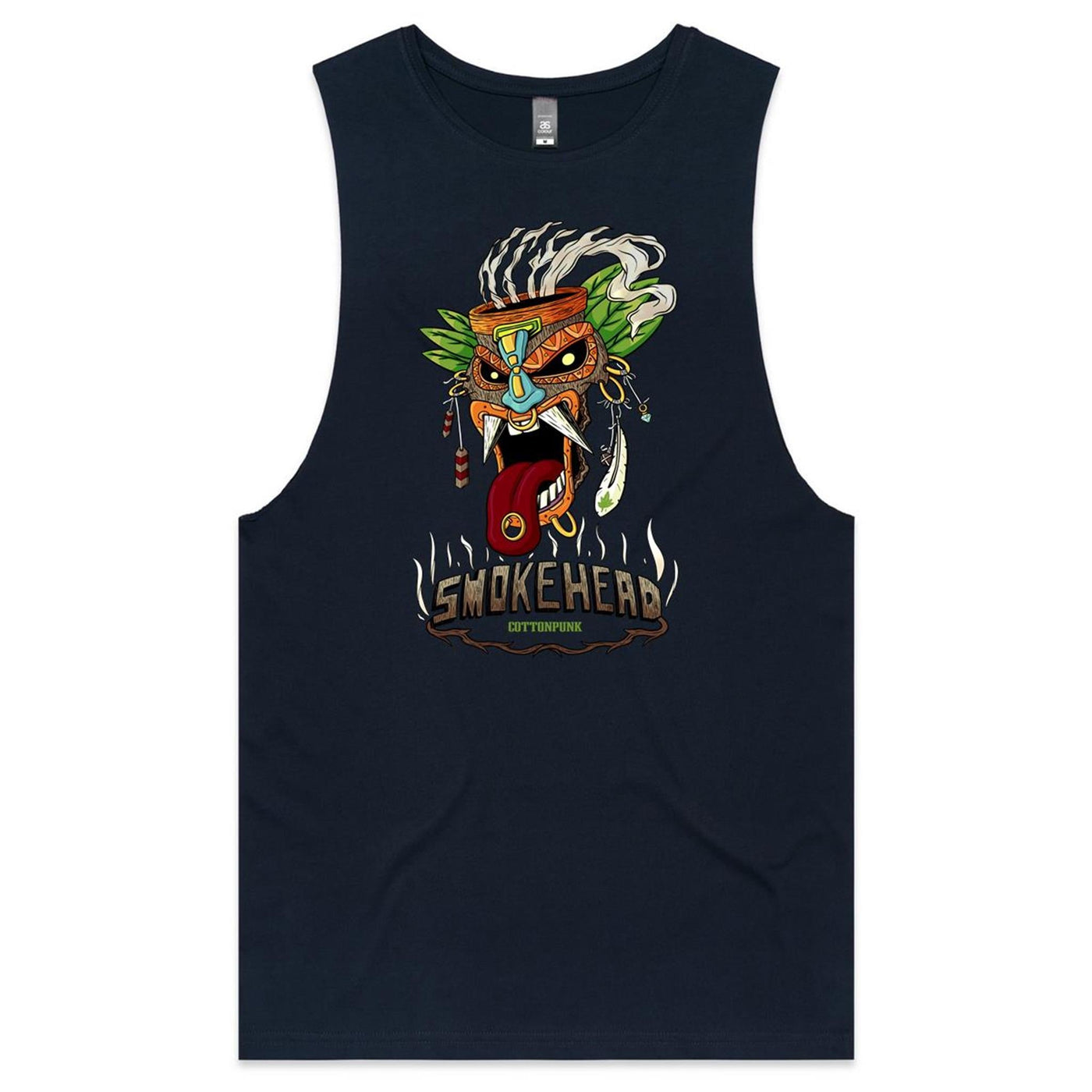 SMOKEHEAD - Mens Sleeveless T-Shirt - FRONT PRINT