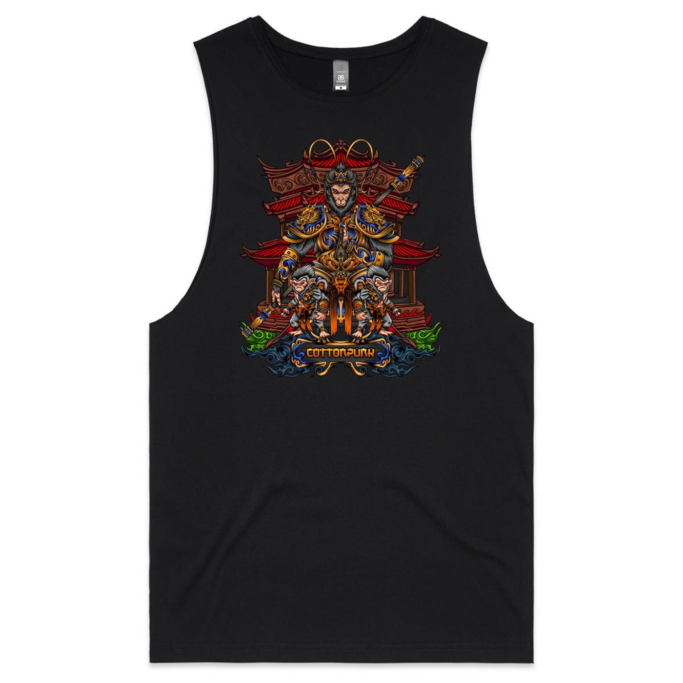 MONKEY KING 2 - Mens Sleeveless T-Shirt - FRONT PRINT