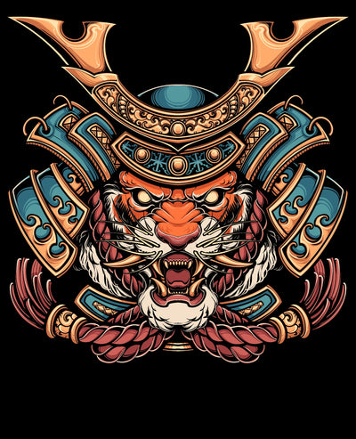 JAPANESE SPIRIT ANIMAL : TIGER WALL ART